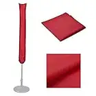 Yescom Outdoor Patio Umbrella Protective Cover Bag 180gsm Polyester Fabric fits 5' 6' 7' 8' 9' 10' Umb Garden Red