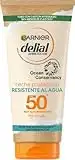 Garnier Delial Leche Protectora Eco-Diseñada, SPF 50, Resistente al Agua, Hidrata y Protege, Respetuosa con la Vida Marina, Fórmula 94% Biodegradable, 200 ml