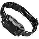 Collier Anti aboiement | Collier de Dressage pour Chiens, étanche IP 67, détection Automatique des aboiements. 2 Modes : électrique (Choc) / Vibration (Inoffensif). Réglable Petit, Moyen, Grand Chien