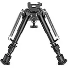 CVLIFE 6- 9 Inches Tactical Rifle Bipod Adjustable Spring Return with Adapter