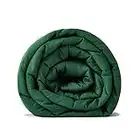 Kids Weighted Blanket | 40''x60'',10lbs | for Child Between 80-125 lbs | Premium Cotton Material with Glass Beads | Dark Green