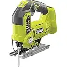 RYOBI 18 V ONE+ Akku-Stichsäge R18JS-0 (max. Schnitttiefe Holz: 101mm, Hublänge 25mm, stufenlose Hubzahlregulierung, werkzeugloser Sägeblattwechsel, inkl. Stichsägeblatt, ohne Akku & Ladegerät)