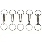 eBoot Detachable Pull Apart Key Rings Keychains (5 Pack)