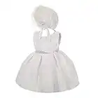 Lito Angels Vestido de Bautizo para niña con Diamantes de imitación, para Bautizo, Boda, Vestido de Flores, 2-3 años, Ivory