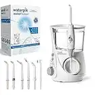 Waterpik Ultra Professional Water Flosser with 7 Tips and Advanced Pressure Control System with 10 Settings, Dental Plaque Removal Tool, White (WP-660UK) (2pin UK Bathroom Plug) - Packaging may vary