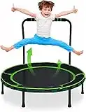 Mini Trampoline for Kids Baby Toddler, 36in Trampoline with Handle and Padded Cover Indoor or Outdoor Jump Sports