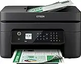 Epson Imprimante WorkForce WF-2835, Multifonction 4-en-1 pro : Imprimante recto verso / Scanner / Copieur / Fax, Chargeur de documents, A4, Jet d'encre couleur, Wifi Direct, Cartouches séparées