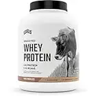 Levels Grass Fed 100% Whey Protein, No Hormones, Pure Chocolate, 5LB