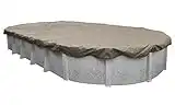 Pool Mate 571224-4 Sandstone Oval Winter Pool Cover, 12 x 24-ft. Pool