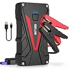 BUTURE Jump Starter Power Pack, 1500A Peak 13800mAh, 12V Car Jump Starter (up to 7.0L Gas/5.5L Diesel Engines) Portable Car Battery Booster Jump Starter with Jump Leads, Quick Charge, LED Flashlight