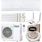 DAIKIN - RXB18AXVJU+ FTXB18AXVJU Daikin 18,000 BTU 17 SEER Wall-Mounted Ductless Mini-Split Inverter Air Conditioner Heat Pump System 15 Ft. Installation Kit & Wall Bracket (230 Volt) 10 Year Limited Warranty