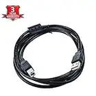 SLLEA USB PC Data Sync Cord for HP PhotoSmart/PSC / Business Inkjet/Color Copier C6250 C6280 C6380 C7250 7350 All-in-One Printer Scanner Copier Photo Smart Express AIO Printer