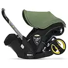 Doona Infant Car Seat & Latch Base - Rear Facing ,Car Seat to Stroller in Seconds - US Version, Desert Green