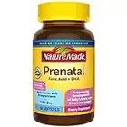 Nature Made Prenatal with Folic Acid + DHA, Prenatal Vitamin and Mineral Supplement for Daily Nutritional Support, 60 Softgels, 60 Day Supply