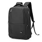 OIWAS 17 Inch Laptop Backpack With Large Compartment Business Backpack For Men Women Teens (Black)