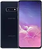 Samsung Galaxy S10e (128GB, 6GB) 5.8" AMOLED, Snapdragon 855, 4G LTE Fully Unlocked (Telus, Rogers, Freedom, GoogleFi) G970W (Fast Car Charger Bundle, Prism Black)