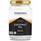 Terrasoul Superfoods Extra Virgin Organic Coconut Oil, 2 Pounds (Glass Jar)