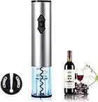 KAVYDENS Electric Wine Opener, Automatic Cordless Wine Bottle Opener kit with Foil Cutter (Batteries not Included)