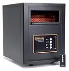 AirNmore Comfort Deluxe with Copper PTC, Infrared Space Heater with Remote, 1500 Watt, ETL Listed