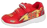 Disney Cars Chaussures de sport Lightning McQueen pour garçon avec fermeture facile, Rouge, 30 EU