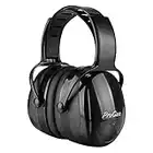 ProCase Noise Reduction Ear Muffs, 29dB NRR Hearing Protection Safety Earmuffs Noise Cancelling Headphones for Shooting Gun Range Mowing Fit Kids/Adults -Black