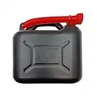 schone 10L Plastic Jerry Can with Spout – Black Colour – Efficient Fuel Transportation – Emergency Backup for Vehicles