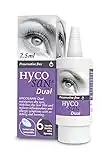 Hycosan Dual - Preservative Free Eyedrops - 0.05% Sodium Hyaluronate and 2% Ectoin- Recommended for Relief from Lipid Deficient Dry Eye and Meibomian Gland Dysfunction - 7.5ml