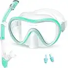 Supertrip 2023 Snorkeling Gear for Adults, Anti-Fog Snorkel Set, Tempered Glass Snorkel Mask Adult, Anti-Leak Snorkel Snorkeling Gear, Scuba Diving Mask and Snorkel for Women Men Youth