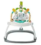 Fisher-Price Jumperoo Compact Carnaval Lauflernhilfe mit Licht, Geräuschen und Musik, zusammenklappbar für einfachen Transport 9 Monate und älter, FDG98