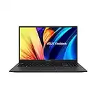 ASUS VivoBook S 15 Slim Laptop, 15.6 inch FHD Display, AMD Ryzen 5 5600H CPU, AMD Radeon Graphics, 8GB RAM, 512GB SSD, Windows 11 Home, Fingerprint Reader, Indie Black, S3502QA-DS51