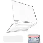 B BELK Compatible with MacBook Air 13 inch Case M1, MacBook Air Case 2021 2020 2019 2018 Model A2337 A2179 A1932 with Touch ID, Clear Plastic Laptop Hard Shell + 2 Keyboard Covers + Screen Protector