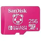 SanDisk 256GB Fortnite microSDXC Tarjeta para Nintendo Switch, Tarjeta de memoria con licencia de Nintendo