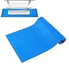 LUTER Alfombra Escalera Piscina, 1,5 mm Grosor Alfombrilla para Escalera de Piscina Almohadilla Antideslizante para Piscinas sobre el Suelo y Piscinas Enterradas (Azul, 9 x 36 Pulgadas/ 24 x 91,5 cm)