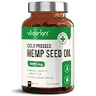 Hemp Seed Oil Capsules – 2000mg per Serving - 210 Softgel Capsules – High Strength – Natural Source of Omega 3-6-9 – Pure, Cold Pressed – GMO and Gluten Free – Made by VitaBright