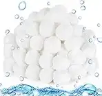 Mocraft Filterbälle Pool,Filterballs für Sandfilteranlagen, 800g Filterbälle für Schwimmbad Filter Balls, Kann 28 kg Filtersand Ersetzen, Geeignet für Pool Filter Schwimmbad Filteranlage