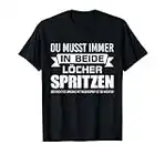 T-Shirt lustiger Spruch Sex versaut zweideutig Ficken Witz