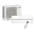 Mitsubishi Electric MSZ-LN25VGV-E1 - Kit de aire acondicionado inversor Monosplit Bomba de calor compuesta interior y unidad exterior Potencia 2,5 kW (9000 BTU), 230 V, Pearl White