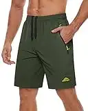 TACVASEN Outdoor Shorts Mens Camping Hiking Shorts Mountain Walking Shorts Fishing Trekking Shorts Football Soccer Shorts , 34, Army Green