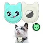 Croc-Cat Lot de 2 Supports de Collier Chat air tag, Chat et Chaton, Accessoire airtag Apple, utilisable également pour Enfant et Valise.