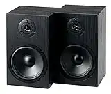 McGrey BSS-265 BK 6,5" HiFi Regallautsprecher - 1 Paar Boxen - 40Watt (RMS) - 2-Wege-System - auch für Wandmontage - schwarz