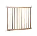 Baby Dan Multi Dan European Beech Wood Door and Stairs Safety Gate, Door Width 60.5-102 cm Colour: Natural