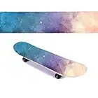 Skateboard Grip Tape, Adesivi Autoadesivi Carta Vetrata per Personalità Fai-da-te Adatta Alla Maggior Parte dei Materiali per lo Sport All'aperto per Scooter (Cielo stellato)