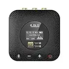 1Mii B06HD+ Récepteur Bluetooth 5.1 - Adaptateur Bluetooth Hi-Res avec LDAC aptX HD & aptX LL Contrôle du Volume sur écran OLED, Adaptateur Audio sans Fil pour amplificateur/récepteur AV