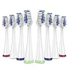 Replacement Toothbrush Heads for Waterpik Complete Care 5.0/9.0 (CC-01/WP-861), STRB-8WW, (8-Pack, White)