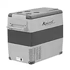 Alpicool CF55 55 Litros Nevera Portátil Eléctrica Refrigerador de Coche 12V 24V mini frigorífico CA 220v para Hogar, Camping, Viajes, Automóvil, 20ºC a 20ºC