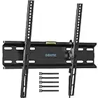 BONTEC Supporto da Parete per TV Inclinabile da 23-60 Pollici a LED, LCD, Plasma e Curvi, Ultra Sottile Supporto TV Fino a 45 kg, Max. VESA 400x400mm, Staffa da Parete per TV Muro con Fascette per Cav