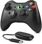 Dhaose - Mando inalámbrico de 2,4 GHz, gamepad mejorado con joystick para Xbox 360, Xbox Slim 360 y ordenadores con Windows 7, 8 y 10