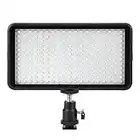 yafa luz de video LED de cámara, W228 3200K / 6000K Lámpara de panel de luz LED Lámpara de video DSLR de cámara