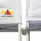 ABCCANOPY Canopy Accessories 10 Foot Canopy Rain Gutter/Light Gutter for 10' X 10' Canopy Pop up Tent (White)