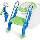 Saponhonix Siège de Toilette Enfant avec Échelle, Pliable et Réglable Escalier Toilette Enfant avec Échelle Marche, Propreté Apprentissage Adaptateur, pour Petits Garçon et Filles Bébé Enfant